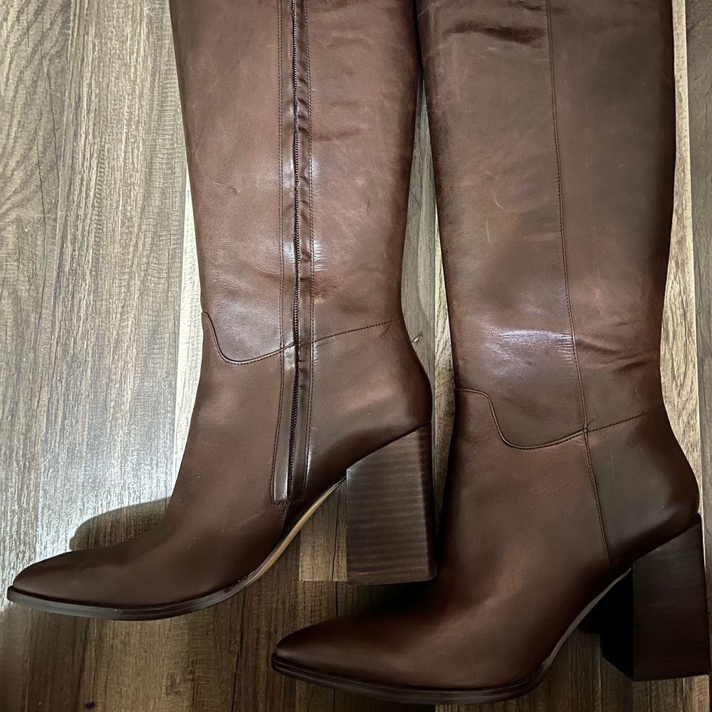 Nine West Brixie Boots size 12 Brown